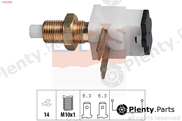 EPS 1.810.020 — Stop Light Switch Made in Italy - OE Equivalent