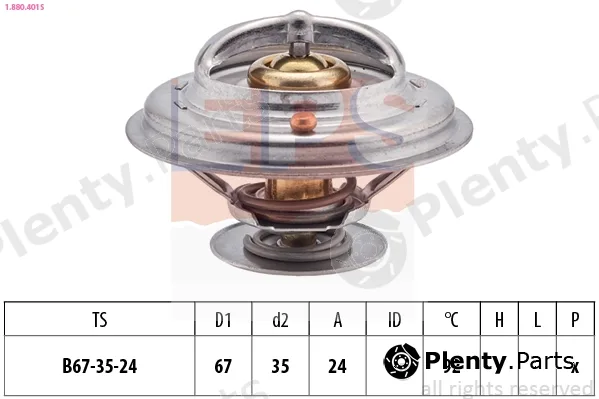 EPS 1.880.401S — Thermostat, coolant Made in Italy - OE Equivalent