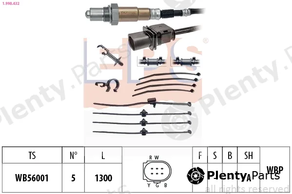 EPS 1.998.432 — Lambda Sensor Made in Italy - OE Equivalent