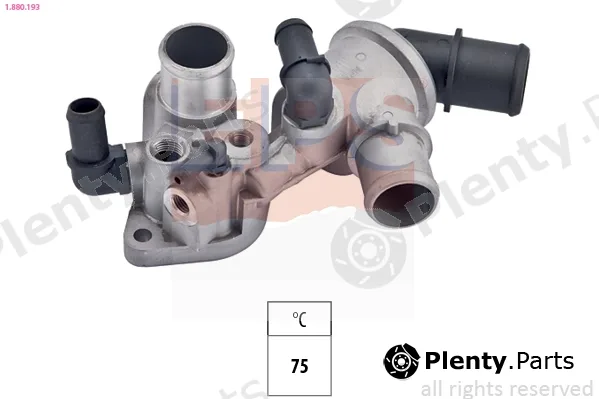 EPS 1.880.193 — Thermostat, coolant Made in Italy - OE Equivalent