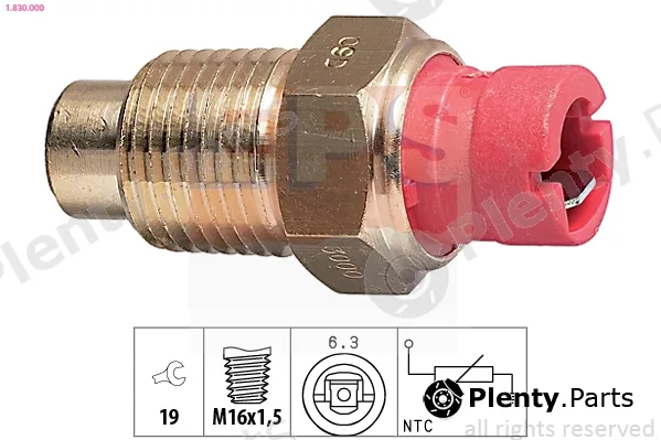 EPS 1.830.000 — Sensor, coolant temperature Made in Italy - OE Equivalent
