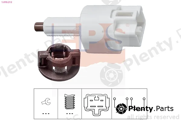 EPS 1.810.212 — Stop Light Switch Made in Italy - OE Equivalent