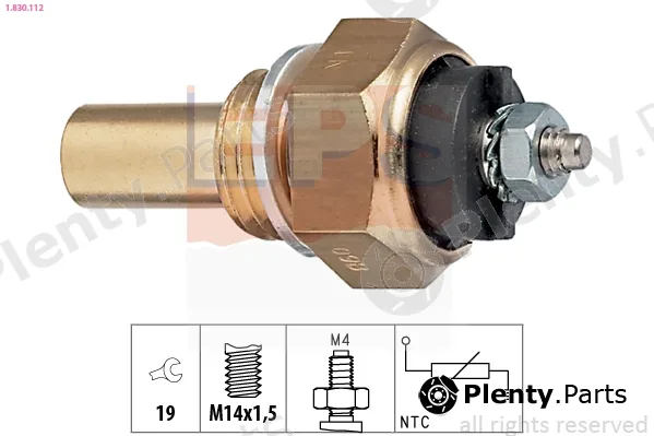 EPS 1.830.112 — Sensor, coolant temperature Made in Italy - OE Equivalent
