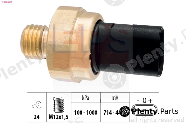 EPS 1.980.001 — Sensor, oil pressure Made in Italy - OE Equivalent