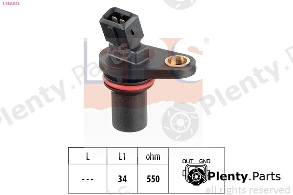 EPS 1.953.043 — Sensor, camshaft position Made in Italy - OE Equivalent