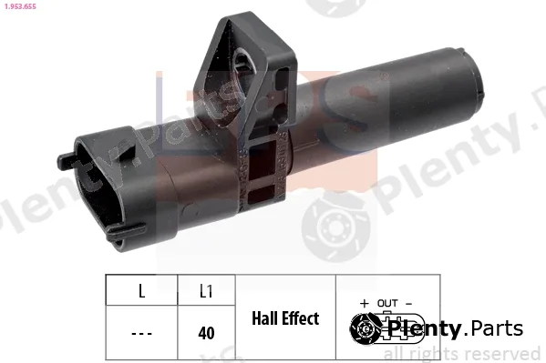 EPS 1.953.655 — Sensor, crankshaft pulse Made in Italy - OE Equivalent