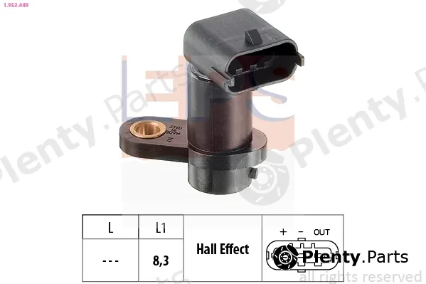 EPS 1.953.449 — Sensor, camshaft position Made in Italy - OE Equivalent
