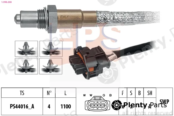 EPS 1.998.268 — Lambda Sensor Made in Italy - OE Equivalent