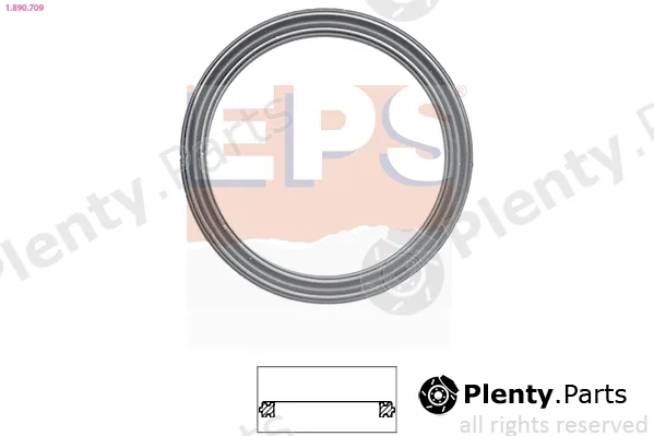 EPS 1.890.709 — Seal, thermostat Made in Italy - OE Equivalent