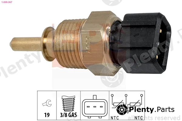 EPS 1.830.367 — Sensor, coolant temperature Made in Italy - OE Equivalent