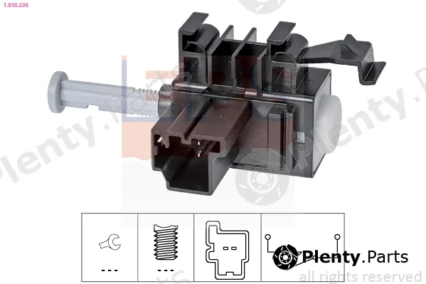 EPS 1.810.236 — Switch, clutch control (cruise control) Made in Italy - OE Equivalent