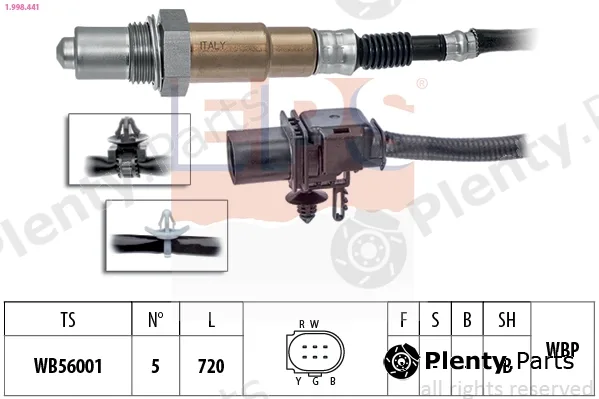 EPS 1.998.441 — Lambda Sensor Made in Italy - OE Equivalent