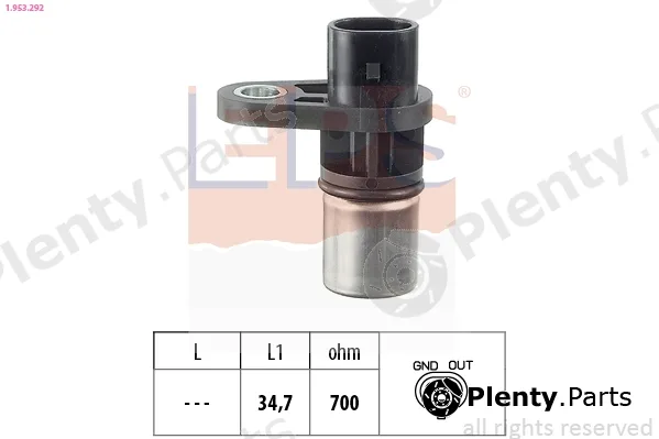 EPS 1.953.292 — Sensor, crankshaft pulse Made in Italy - OE Equivalent