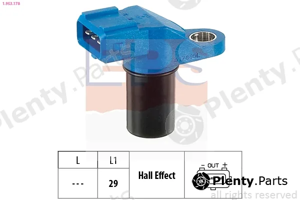 EPS 1.953.178 — Sensor, camshaft position Made in Italy - OE Equivalent