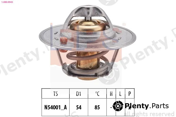 EPS 1.880.994S — Thermostat, coolant Made in Italy - OE Equivalent