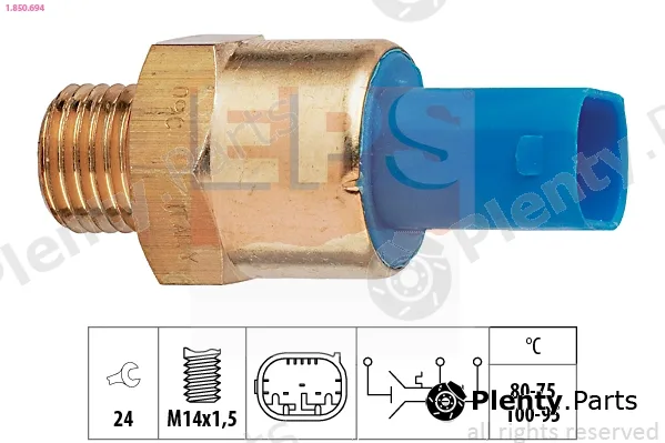 EPS 1.850.694 — Temperature Switch, radiator fan Made in Italy - OE Equivalent