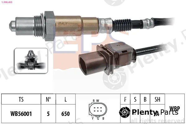 EPS 1.998.455 — Lambda Sensor Made in Italy - OE Equivalent