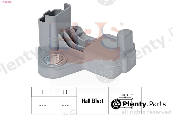 EPS 1.953.602 — Sensor, crankshaft pulse Made in Italy - OE Equivalent