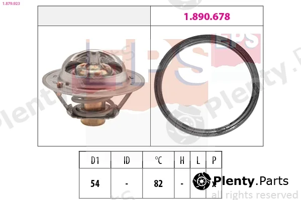 EPS 1.879.923 — Thermostat, coolant Made in Italy - OE Equivalent