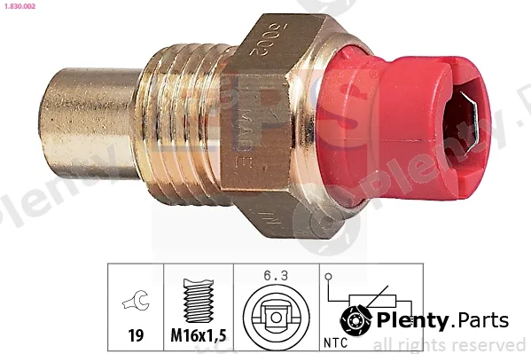EPS 1.830.002 — Sensor, coolant temperature Made in Italy - OE Equivalent