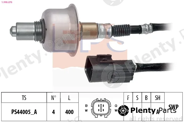 EPS 1.998.275 — Lambda Sensor Made in Italy - OE Equivalent