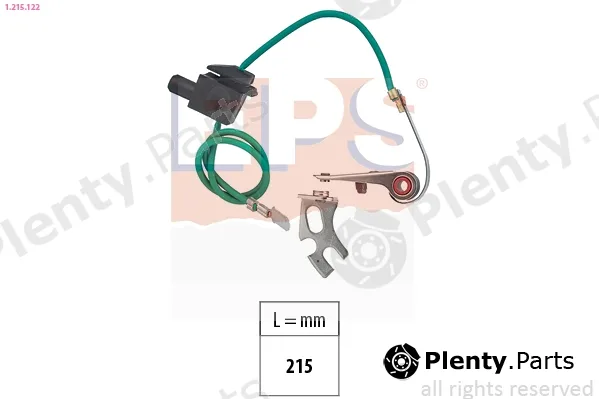 EPS 1.215.122 — Contact Breaker, distributor Made in Italy - OE Equivalent