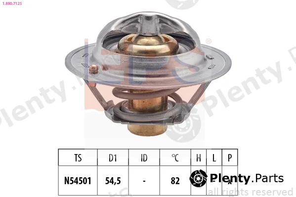 EPS 1.880.712S — Thermostat, coolant Made in Italy - OE Equivalent
