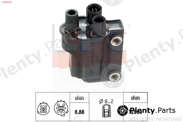 EPS 1.970.211 — Ignition Coil Made in Italy - OE Equivalent