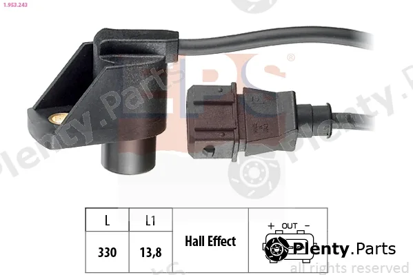 EPS 1.953.243 — Sensor, camshaft position Made in Italy - OE Equivalent