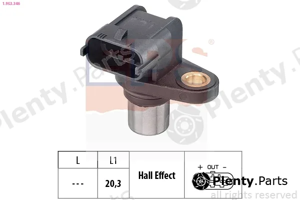 EPS 1.953.346 — Sensor, camshaft position Made in Italy - OE Equivalent
