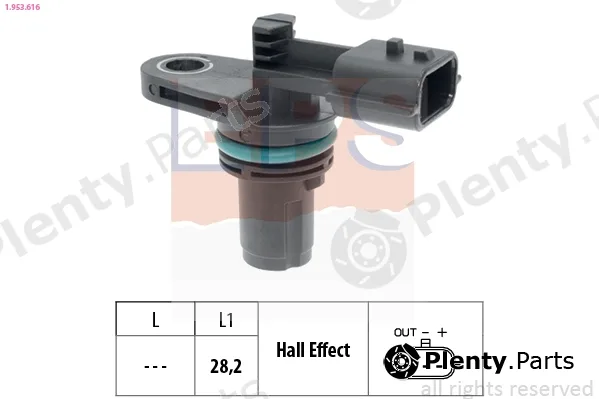EPS 1.953.616 — Sensor, crankshaft pulse Made in Italy - OE Equivalent