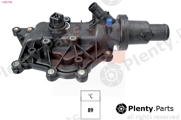 EPS 1.880.705 — Thermostat, coolant Made in Italy - OE Equivalent