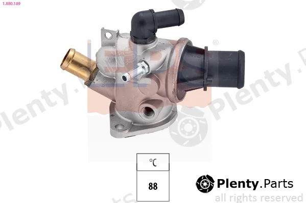 EPS 1.880.189 — Thermostat, coolant Made in Italy - OE Equivalent