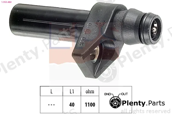 EPS 1.953.483 — Sensor, crankshaft pulse Made in Italy - OE Equivalent