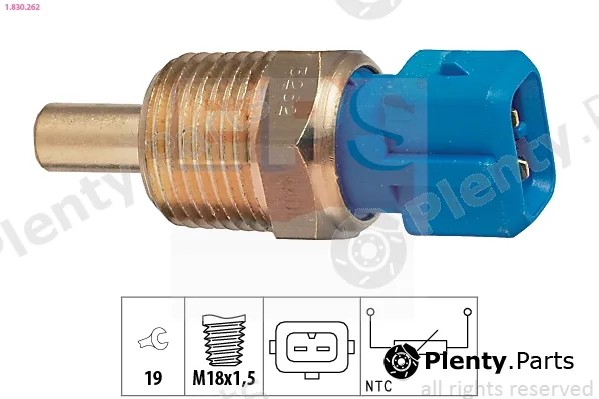 EPS 1.830.262 — Sensor, coolant temperature Made in Italy - OE Equivalent