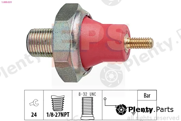 EPS 1.800.031 — Oil Pressure Switch Made in Italy - OE Equivalent