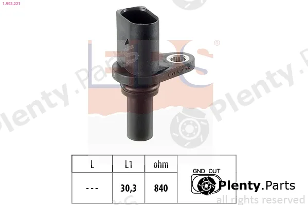 EPS 1.953.221 — RPM Sensor, automatic transmission Made in Italy - OE Equivalent