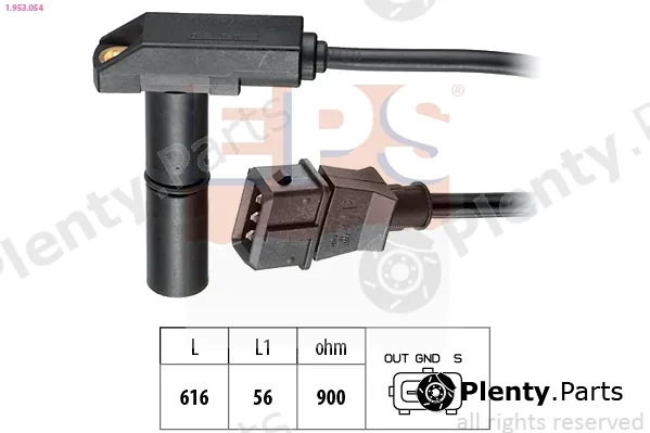 EPS 1.953.054 — Sensor, crankshaft pulse Made in Italy - OE Equivalent