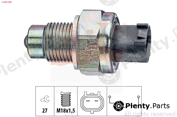 EPS 1.860.295 — Switch, reverse light Made in Italy - OE Equivalent