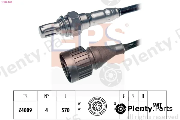 EPS 1.997.102 — Lambda Sensor Made in Italy - OE Equivalent
