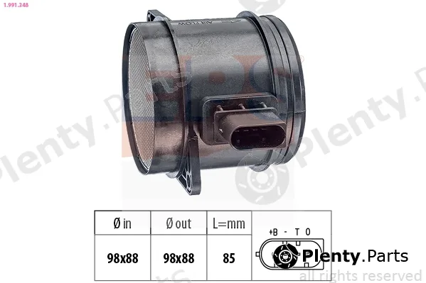 EPS 1.991.348 — Mass Air Flow Sensor Made in Italy - OE Equivalent