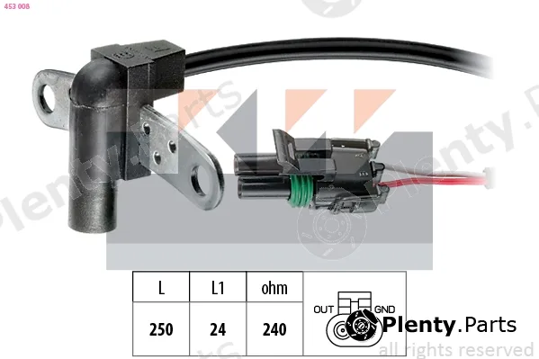 KW 453008 — Sensor, crankshaft pulse Made in Italy - OE Equivalent