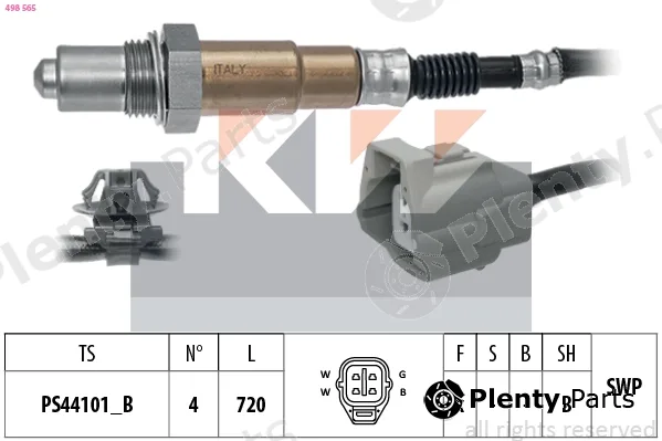 KW 498565 — Lambda Sensor Made in Italy - OE Equivalent
