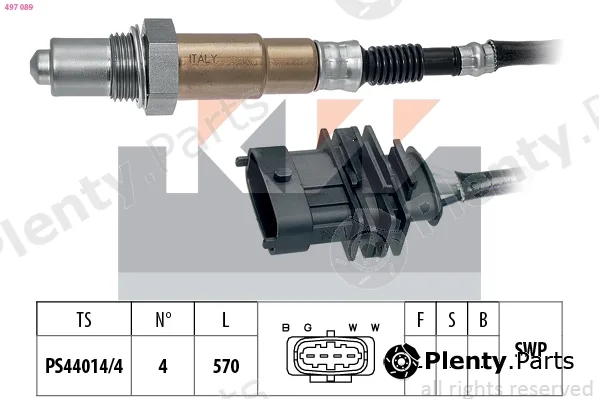 KW 497089 — Lambda Sensor Made in Italy - OE Equivalent