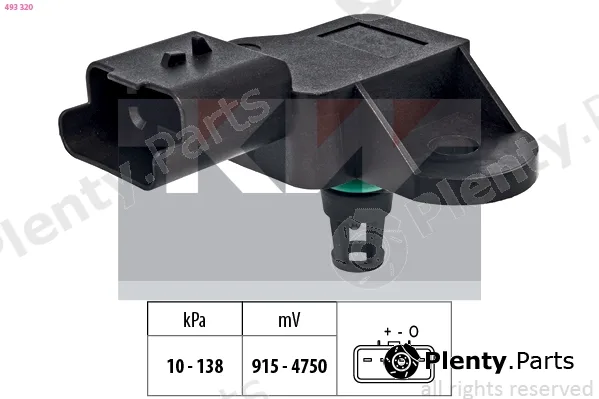 KW 493320 — Air Pressure Sensor, altitude adaption Made in Italy - OE Equivalent