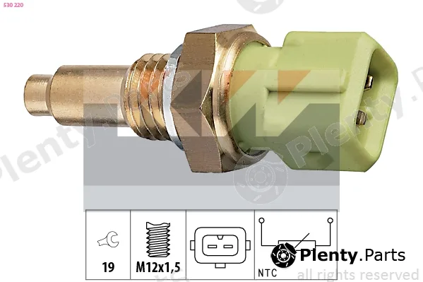 KW 530220 — Sensor, coolant temperature Made in Italy - OE Equivalent