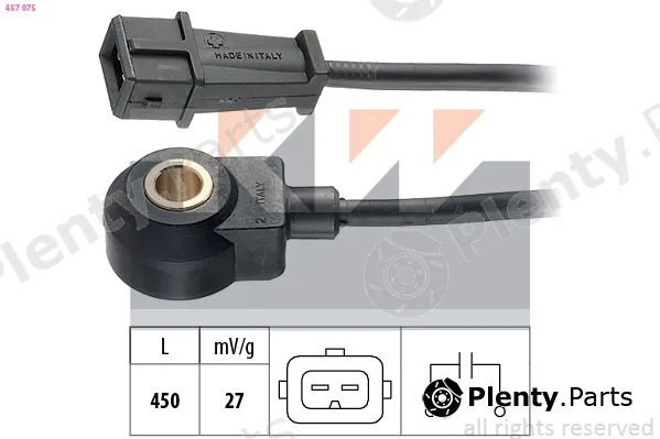 KW 457075 — Knock Sensor Made in Italy - OE Equivalent