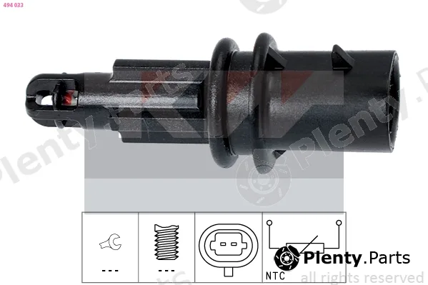 KW 494033 — Sensor, intake air temperature Made in Italy - OE Equivalent