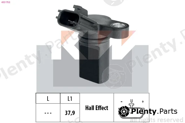 KW 453752 — Sensor, crankshaft pulse Made in Italy - OE Equivalent
