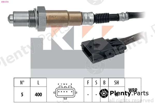 KW 498516 — Lambda Sensor Made in Italy - OE Equivalent